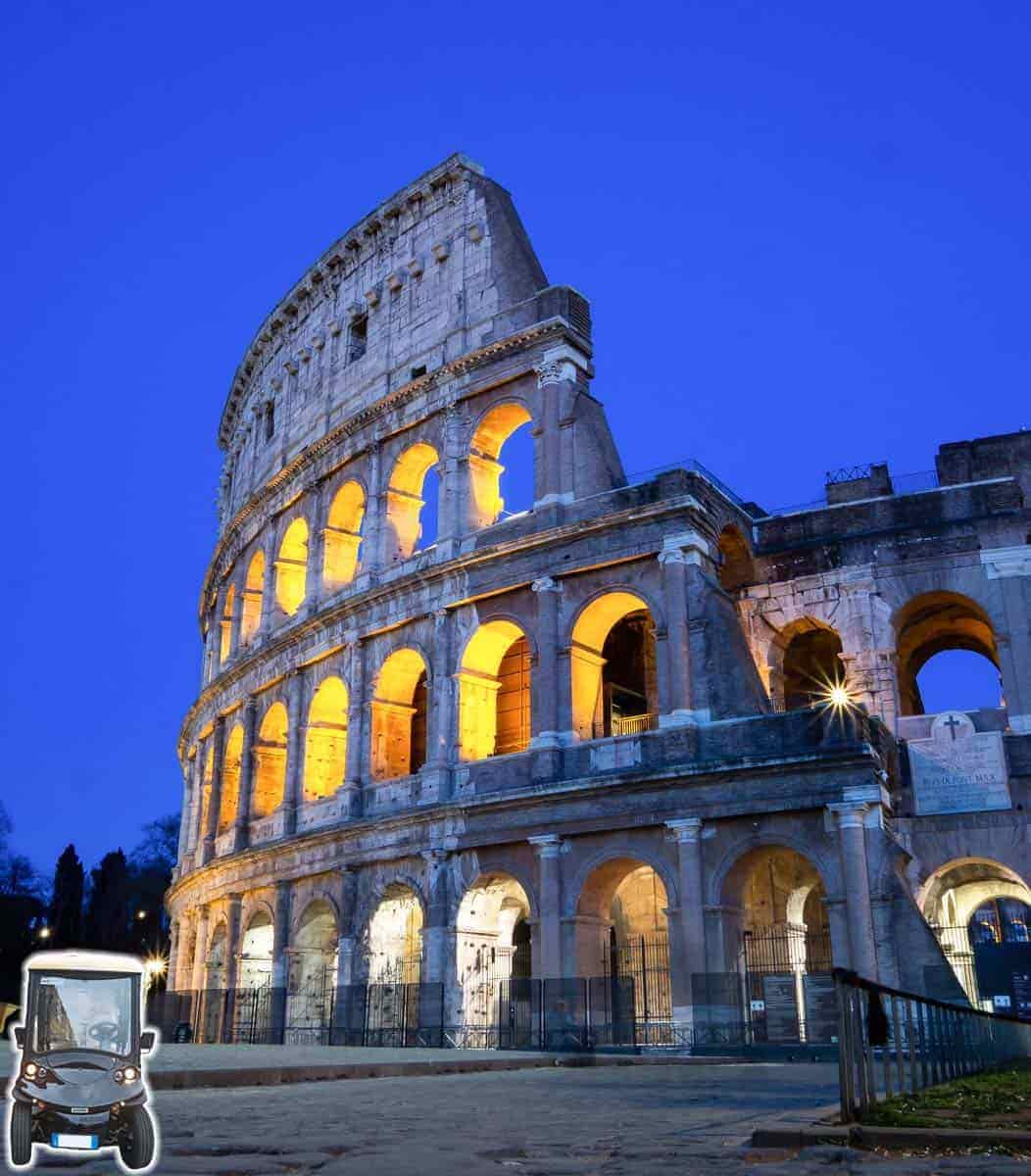 Colosseum Golf Cart Tour in Rome