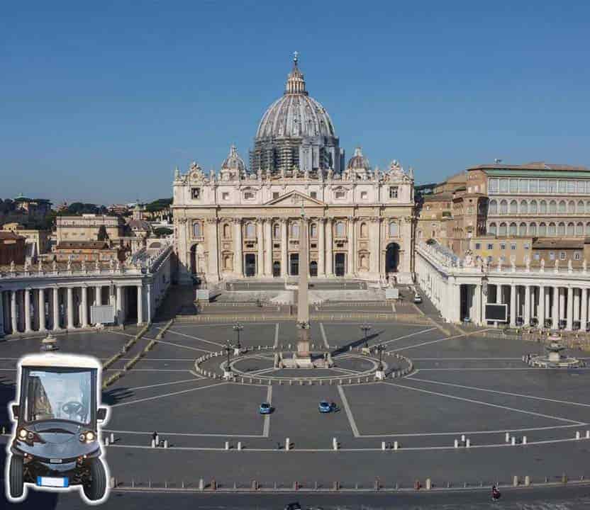 St. Peter's Square Golf Cart Tour in Rome