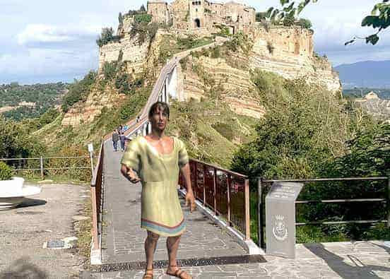 Augmented Reality Civita Bagnoregio Tour