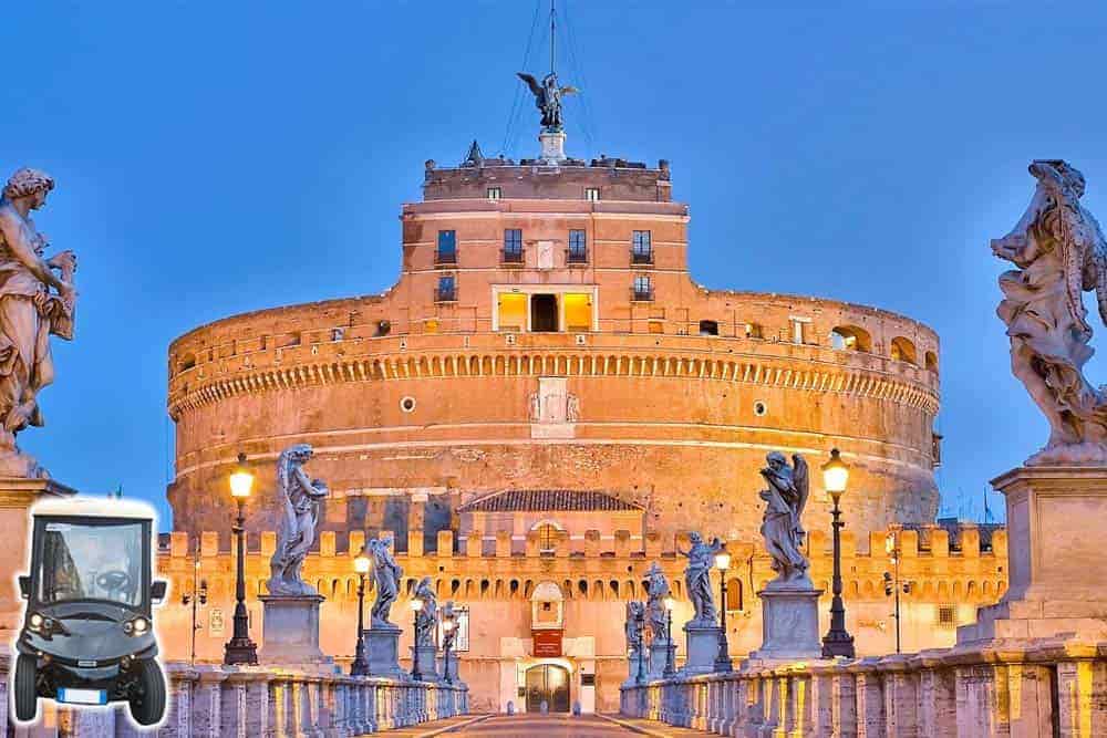 Castel Sant'Angelo Tour in Golf Cart a Roma