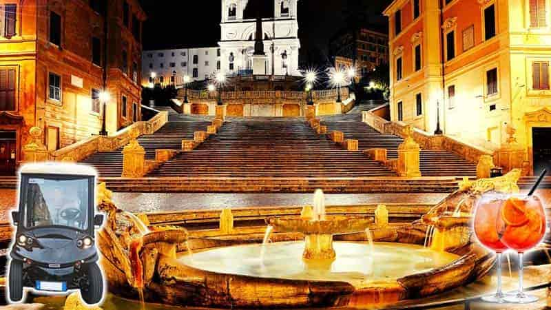 Piazza di Spagna Tour in Golf Cart a Roma